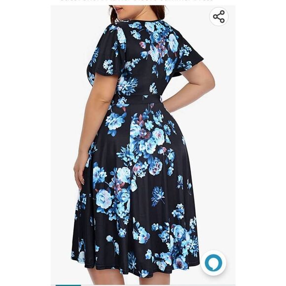 NWT PINUP FASHION PLUS SIZE DRESS - Picture 2 of 4